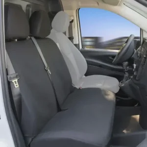 Bestseller Passform Sitzbezüge Mercedes Vito 447 für Doppelbank vorne aus Stoff ab BJ 06/2014 - heute