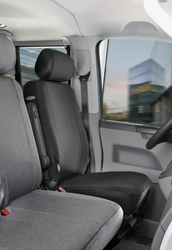 Passform Sitzbezüge VW T5 für Einzelsitz vorne aus Stoff ab BJ 04/2003 bis 08/2009 Top-Preis