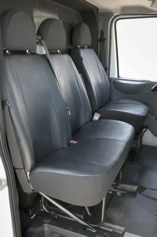 Sichere Zahlung Passform Sitzbezüge für Ford Transit für Einzelsitz und Doppelbank vorne aus Kunstleder ab BJ 08/2000 bis 04/2014