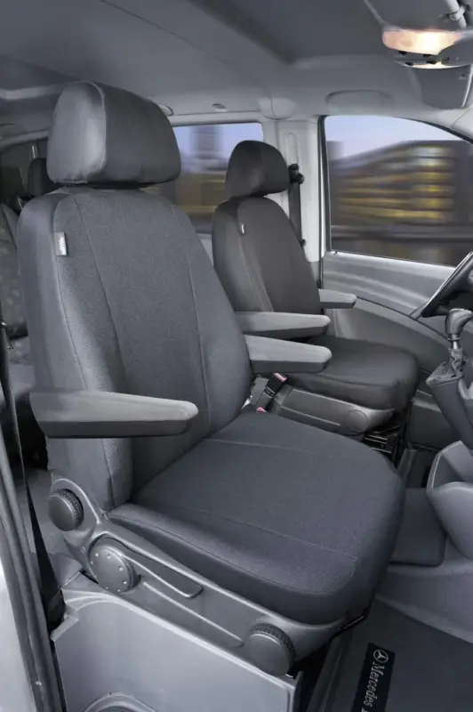 Abverkauf Passform Sitzbezüge für Mercedes Vito W639 und Viano W639 aus Stoff ab BJ 06/2003 bis 05/2014