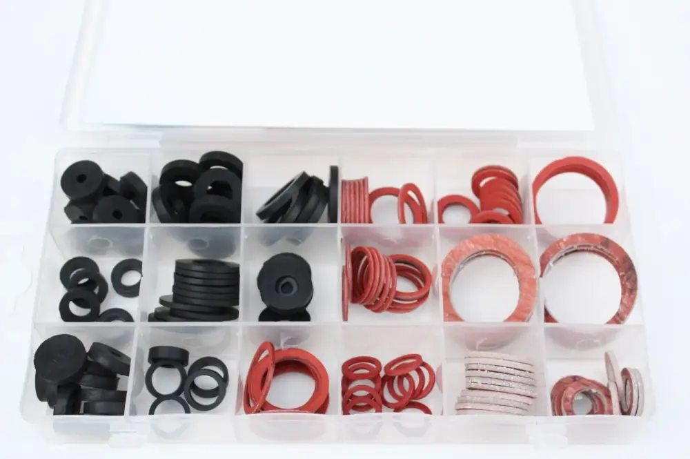 Sanitär Dichtungen Set, 141-teilig, Gummidichtungen, O-Ringe Sortiment, inkl. Box Billig