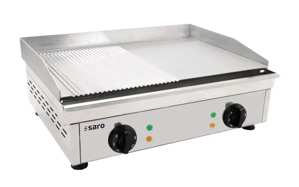 Mega-Angebot Saro Griddleplatte, Bratplatte - Fry Top GM 610M, gerillt + glatt