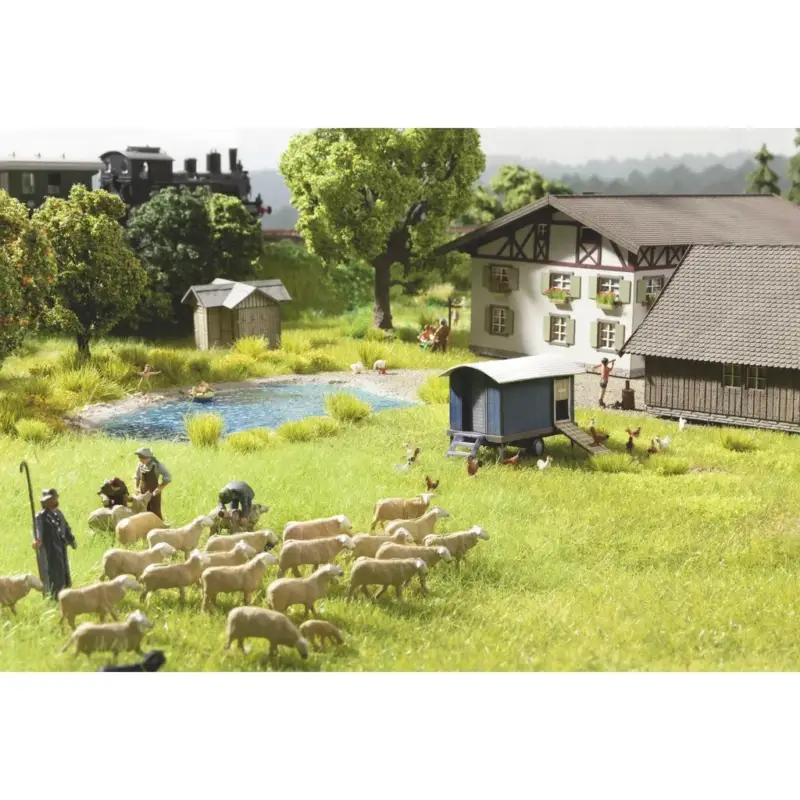 Bestpreis Schafherde Sound-Szene, Spur H0