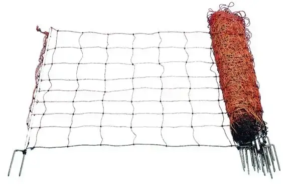 Direkt Vom Hersteller Schafhütenetz "Ovi-Net", 108 cm hoch, 10 waagerechte Litzen, Metall-Doppelspitze
