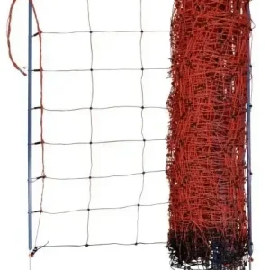 Garantierte Lieferung Schafnetz OviNet Premium, 50 m, orange, 108 cm, Doppelspitze