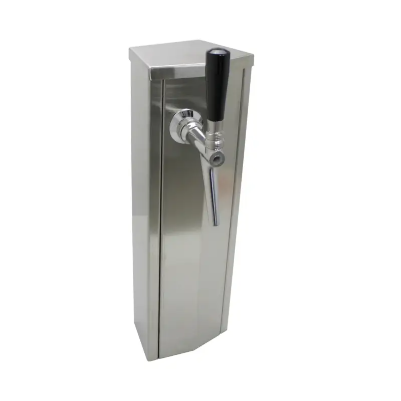 Markenprodukt Schanksäule, Bierzapfsäule, Edelstahl, 1-leitig