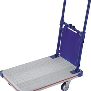 Ausverkauf Schiebegriffwagen aus Aluminium Ladefläche 630 x 400 mm, Tragkraft 150 kg