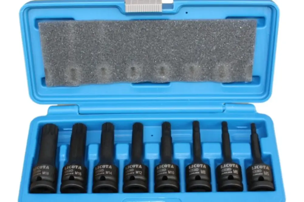 Top-Preis Schlagschrauber Nuss Set 1/2 Zoll, Spline Nüsse M5-M18, 8-teilig