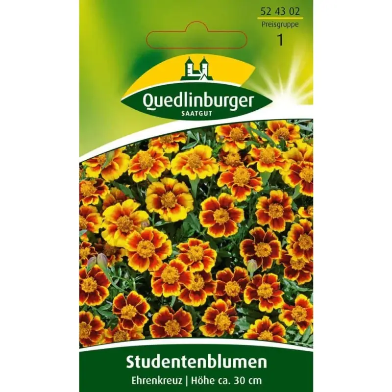 Studentenblume, Ehrenkreuz Echt