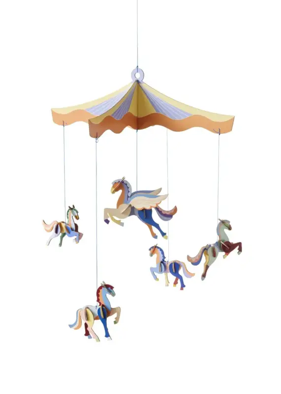 Meistverkauft Studio ROOF Bastel-Set, 3D Wandobjekt, Baby Mobile - Zirkus der Sonne