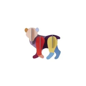 Nur Heute Studio ROOF Ornament, Bastel-Set, 3D Wandobjekt - Bär