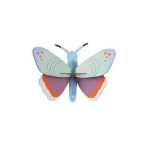 Studio ROOF Ornament, Bastel-Set, 3D Wandobjekt - Gepunkteter Schmetterling Neuheit