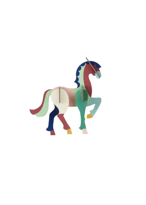 Studio ROOF Ornament, Bastel-Set, 3D Wandobjekt - Pferd Begrenztes Angebot