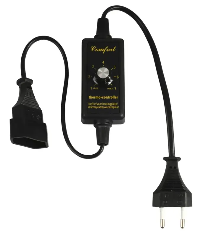 Sichere Zahlung Stufenloser Temperaturregler 20-100%, mit Stecker und Gegensteckverbindung