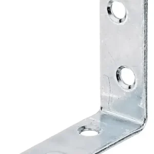 Neu Stuhlwinkel, verzinkt, 40 x 40 mm, Breite 16 mm, 12 Stück