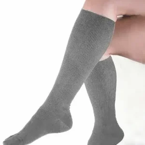 Stützkniestrumpf, hellgrau, Größe 44/45 Online Kaufen