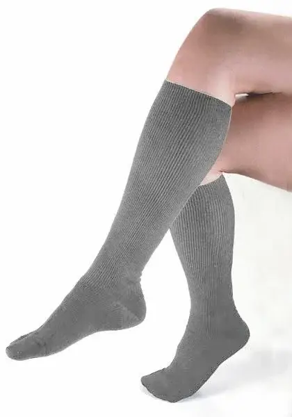 Stützkniestrumpf, hellgrau, Größe 44/45 Online Kaufen