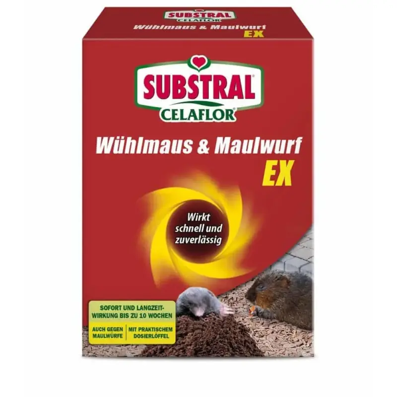 Saisonangebot Substral Celaflor Wühlmaus & Maulwurf Ex 150 g