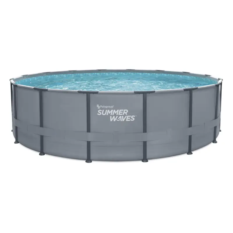 Schnäppchen Summer Waves Elite Frame Pool Ø488 x 122 cm anthrazit