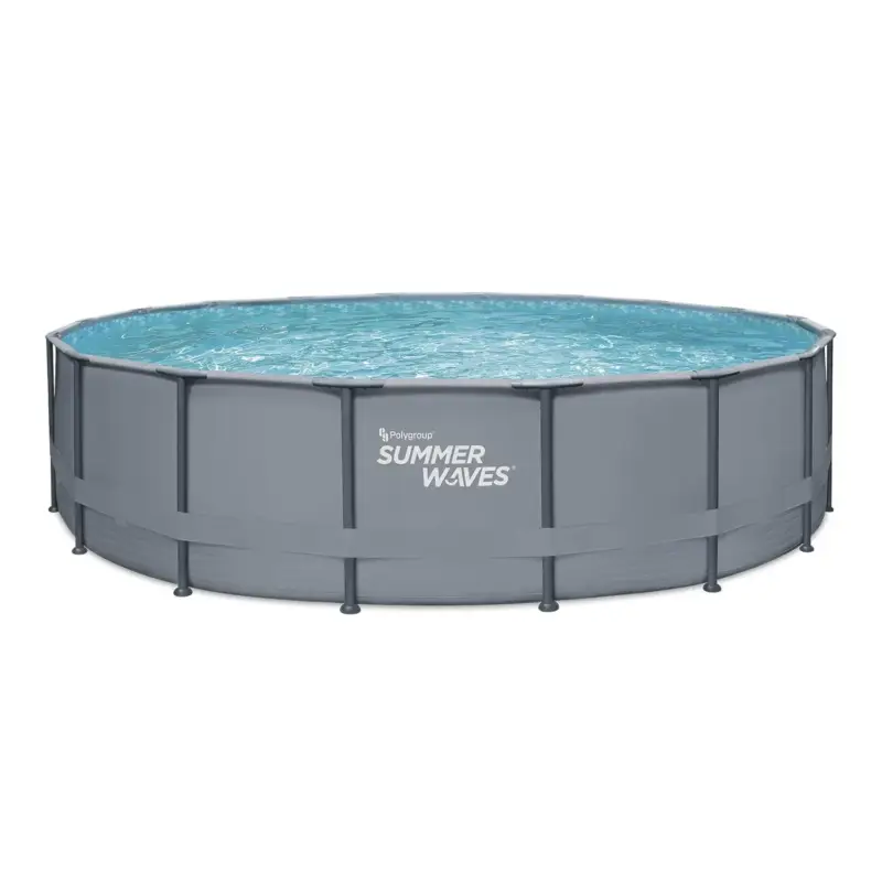 Summer Waves Elite Frame Pool Ø549 x 132 cm anthrazit Highlight