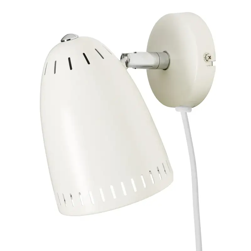 Superliving Wandlampe Metall "Dynamo" kurz matt weiss Top-Seller