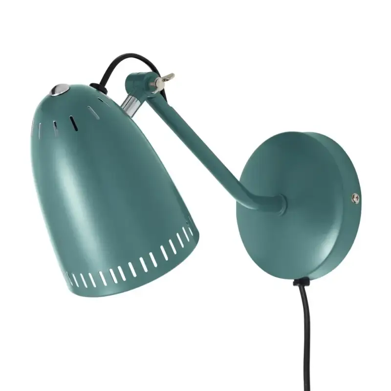 Billig Superliving Wandlampe Metall "Dynamo" matt dunkel mint