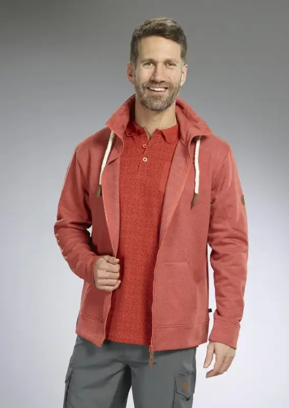 Sweatjacke, Farbe rot, Gr.3XL Neuheit