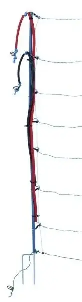 Garantierte Lieferung Wolfsnetz TitanNet Premium Vario, 50 m, +/- weiß/blau, 122 cm, Doppelspitze