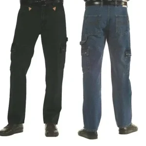 Neuheit Workerjeans mit Zunftecken, Farbe schwarz, Gr.25