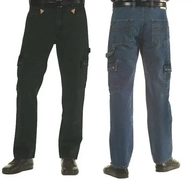 Schnäppchen Workerjeans mit Zunftecken, Farbe schwarz, Gr.55