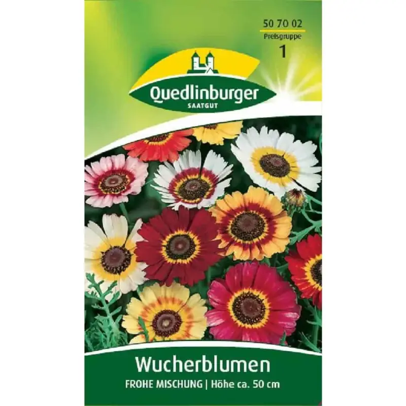 Mega-Angebot Wucherblume Frohe Mischung, Blumensamen Mischung, Sommerblumen Samen