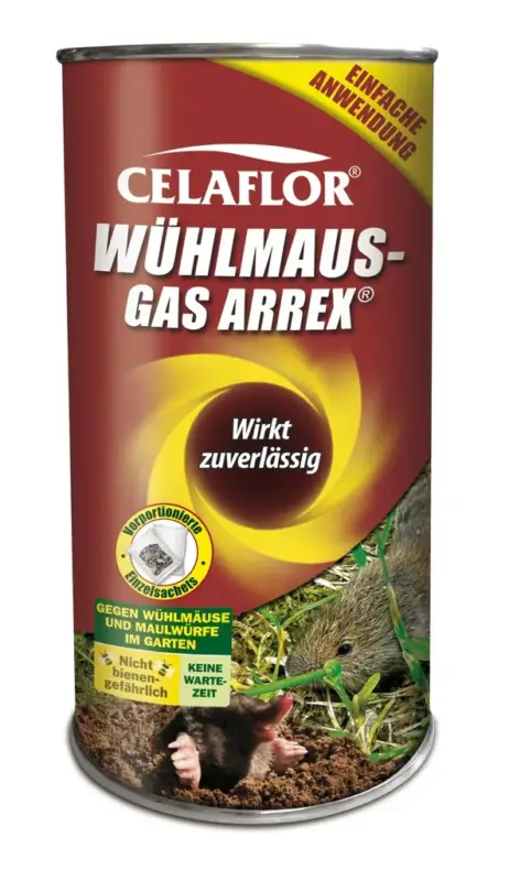 Wühlmaus Gas "Arrex", 250 g Preisknaller
