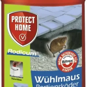 Neu Wühlmaus Portionsköder Rodicum - 250 g