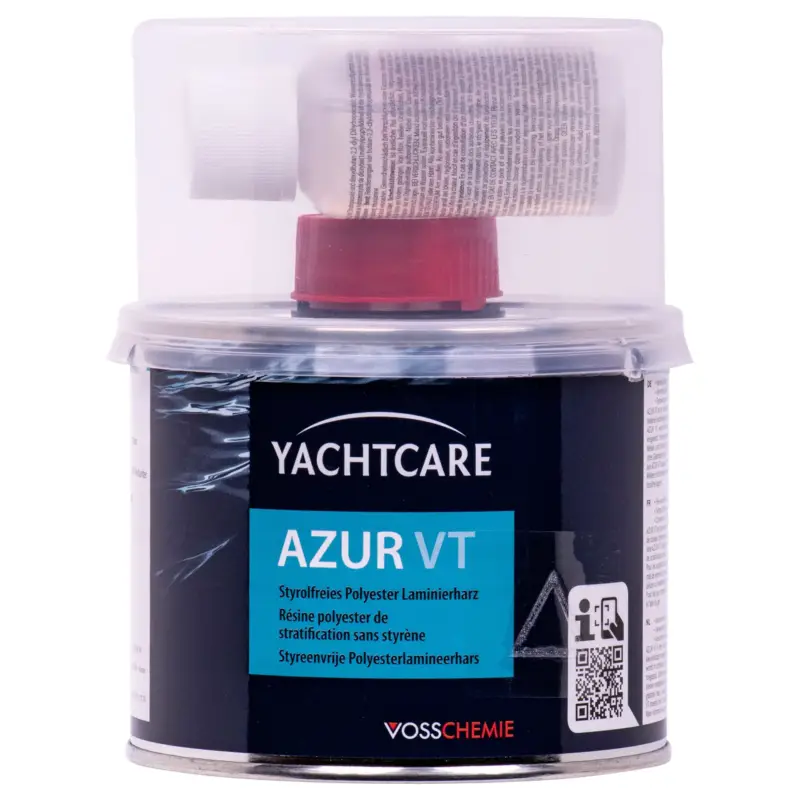 YACHTCARE Azur VT 500 g Polyesterharz styrolfrei incl. Härter Aktuell
