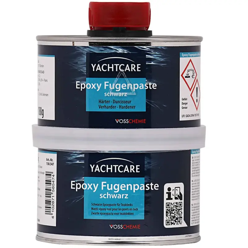 Zertifiziert YACHTCARE EP Fugenpaste schwarz A+B 500 A