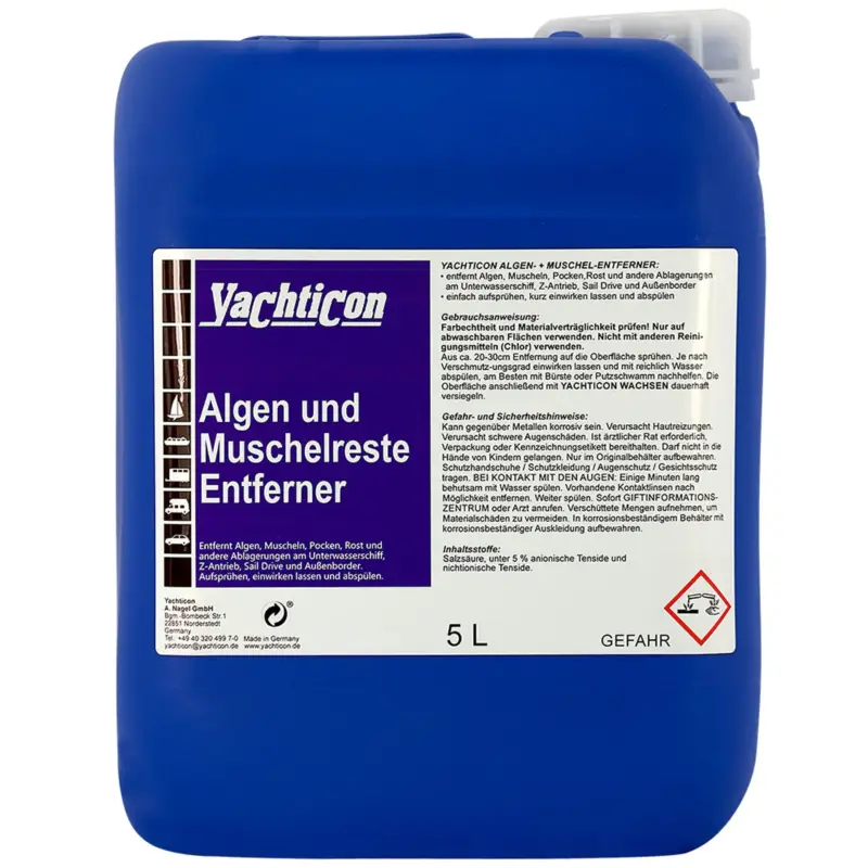 YACHTICON Algen- und Muschelentferner 5 Liter Schneller Versand