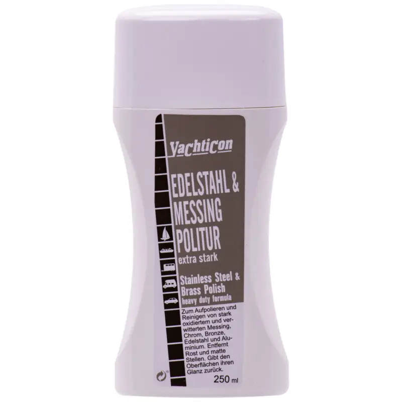 YACHTICON Edelstahl + Messing Politur 250 ml extra stark Zertifiziert
