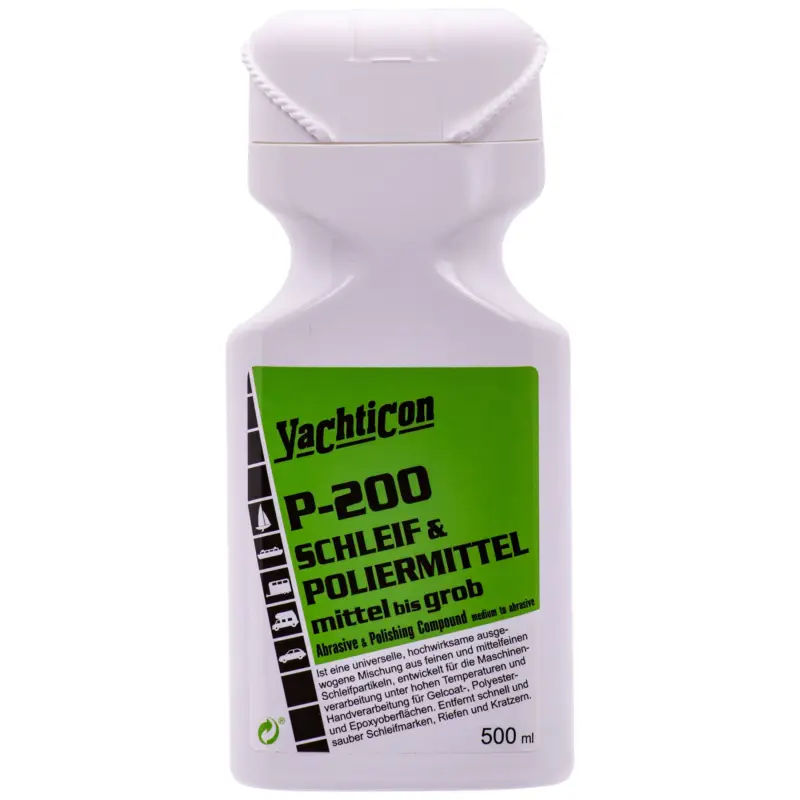 Abverkauf YACHTICON P-200 Schleif & Poliermittel mittel bis grob 500 ml