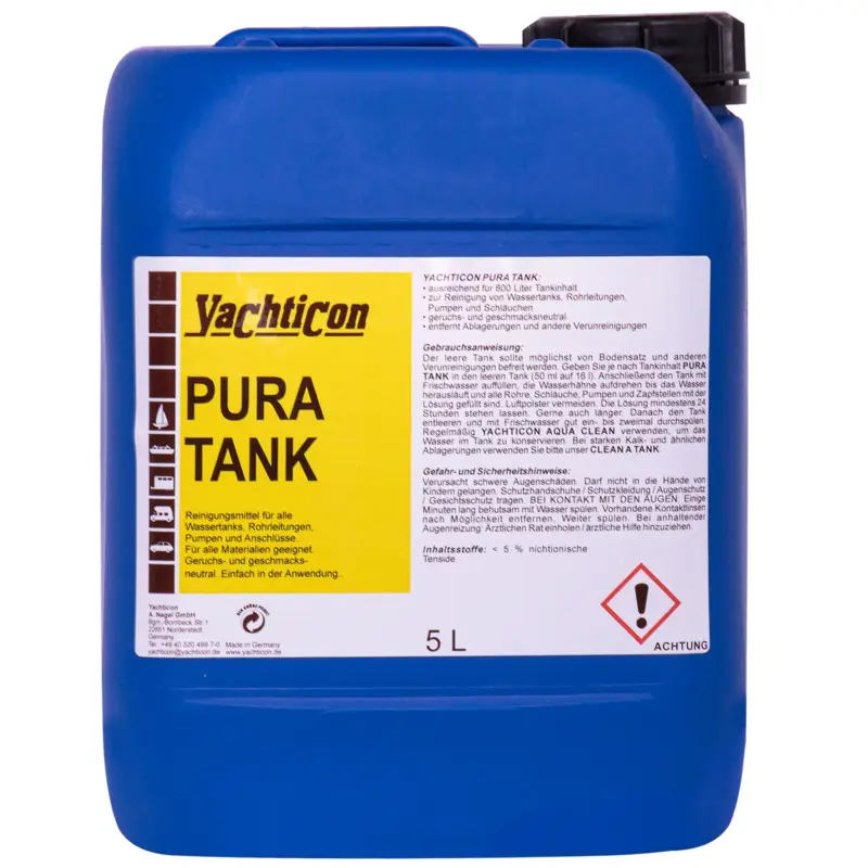 Aktuell YACHTICON Pura Tank ohne Chlor 5 Liter Trinkwasserreiniger