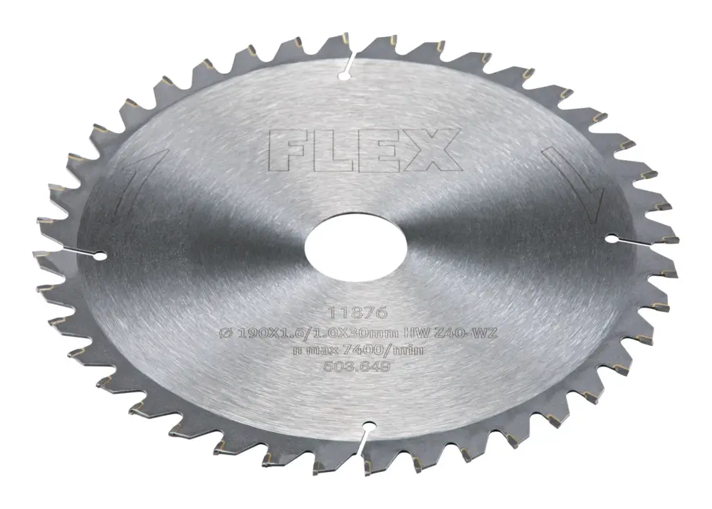 Flex Spezial Sägeblatt für Kapp-Zugsäge Dm. 190 mm Finale Aktion