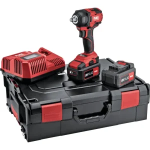 Flex IW 1/2" 18.0-EC/5.0 Set Akku-Schlagschrauber mit Bitgarage mit Gürtelclip 18 V 2 x 5 Ah Li-Ion in L-BOXX® Neue Kollektion