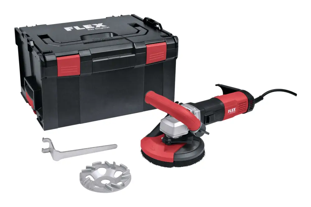 Top-Preis Flex Kompakter Sanierungsschleifer für randnahes, staubfreies Schleifen Kit Thermo-Jet 125 mm in L-BOXX®