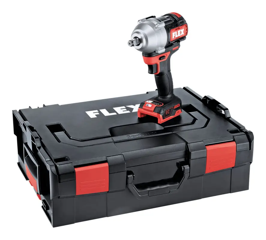 Angebot Flex IW 1/2" 750 18.0-EC Akku-Schlagschrauber mit Gürtelclip 18 V ohne Akku in L-BOXX®