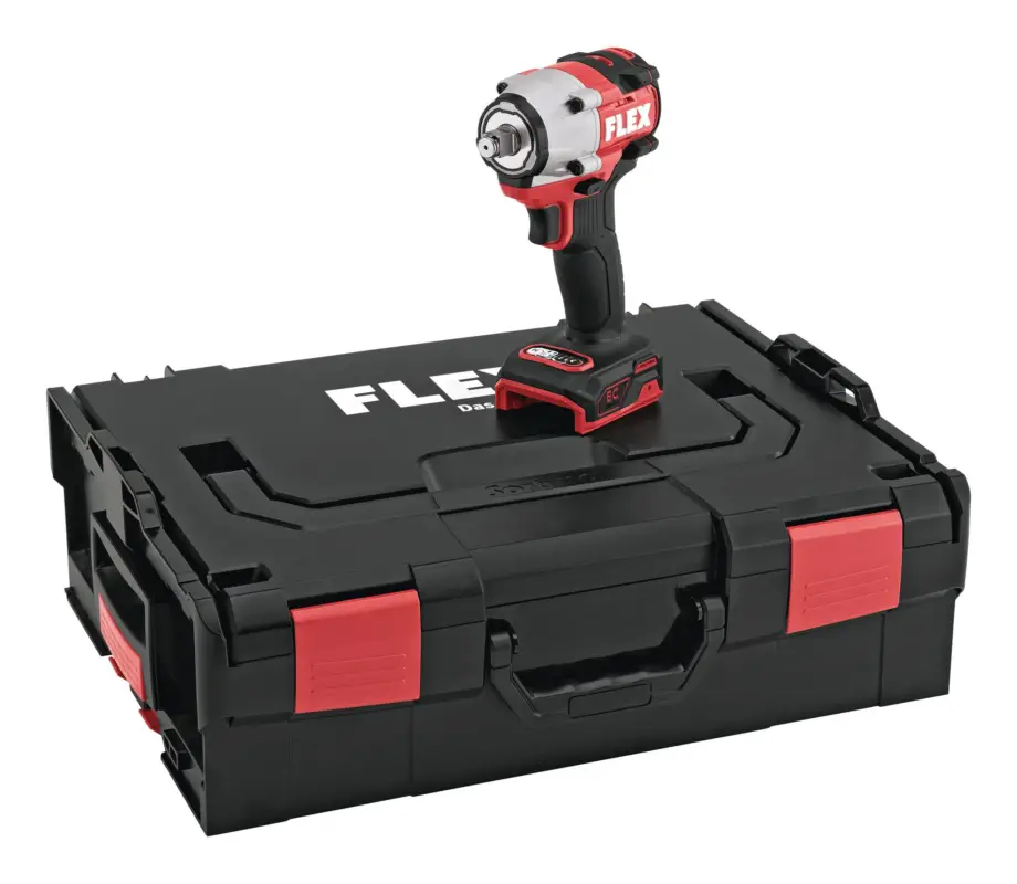 Begrenztes Angebot Flex IW 1/2" 400 18.0-EC Kompakter Akku-Schlagschrauber 18 V ohne Akku in L-BOXX®