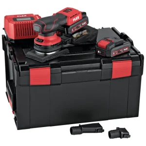 Beliebt Flex OSE 2-80 18-EC/2.5 Set Akku-Schwingschleifer mit Drehzahlregelung 18 V 2 x 2,5 Ah Li-Ion in L-BOXX®