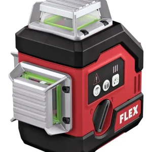 Flex ALC3/360-G/R 12 360° Kreuzlinien-Laser mit Empfängermodus 12 V ohne Akku in L-BOXX® Finale Aktion