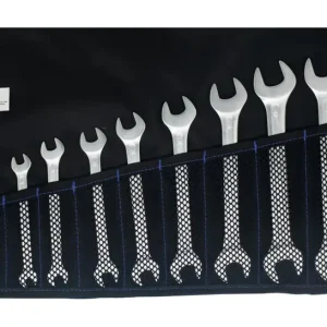 Forum Doppelmaulschlüssel-Satz DIN3110 6-27 mm 10-teilig in Rolltasche Markenprodukt