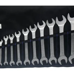 Billig Forum Doppelmaulschlüssel-Satz DIN3110 6-32 mm 12-teilig in Rolltasche