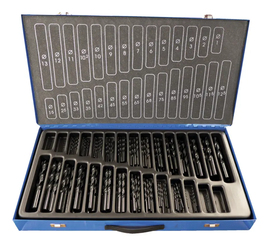Expressversand Forum Spiralbohrer-Stz D338N, rollgewalzt 1-13 mm, 145-teilig HSS