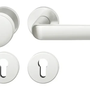 Beliebt FSB ASL Wechselgarnitur 8 mm PZ Rundrosette Knopf 0829 max. 45°. TS 39-58 mm Aluminium naturfarbig